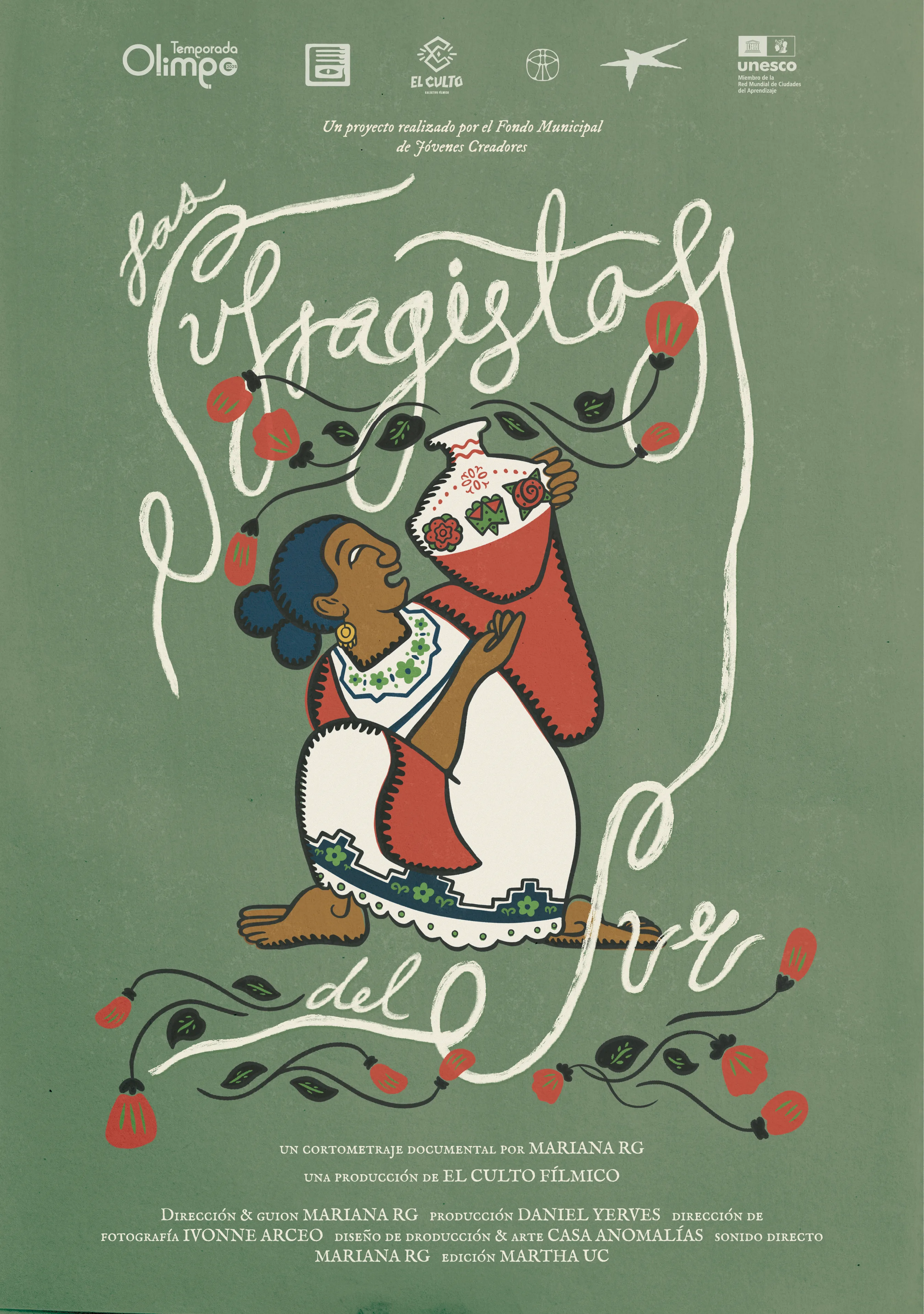 Las Sufragistas del Sur illustrated poster